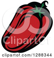 Poster, Art Print Of Red Bell Pepper