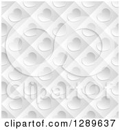 Poster, Art Print Of Background Of Diagonal Silver Valentine Hearts On Gray Tiles