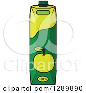 Poster, Art Print Of Green Apple Juice Carton