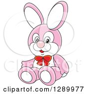 Poster, Art Print Of Stuffed Pink Rabbit Toy