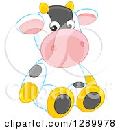 Poster, Art Print Of Cute Stuffed Animal Cow Toy