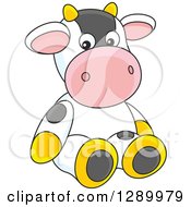 Poster, Art Print Of Cute Stuffed Cow Toy
