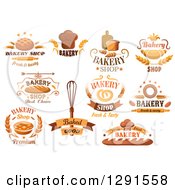 Poster, Art Print Of Baked Goods And Bakery Text Designs