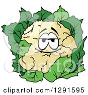 Poster, Art Print Of Happy Cauliflower Character