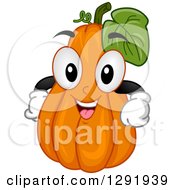 Cartoon Happy Squash Character