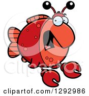 Cartoon Scared Screaming Imitation Crab Fish