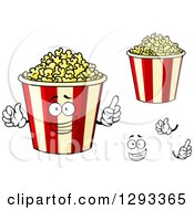 Poster, Art Print Of Face Hands And Popcorn Buckets