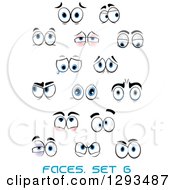 Poster, Art Print Of Faces With Different Expressions And Text 6