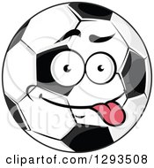 Poster, Art Print Of Cartoon Goofy Soccer Ball Character