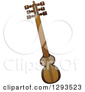 Cartoon Turkish Kemenche Stringed Instrument