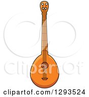 Poster, Art Print Of Cartoon Domra Stringed Instrument