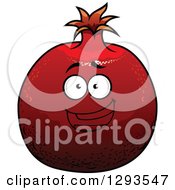 Happy Pomegranate Character