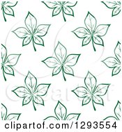 Poster, Art Print Of Seamless Pattern Background Of Green Leaves