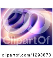 Clipart Of A Purple Glowing Abstract Tunnel Vortex Spiral Background Royalty Free Vector Illustration