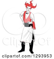 Poster, Art Print Of Playing Card Suit Character Of A Jolly Joker Waiter
