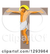 Poster, Art Print Of Jesus Christ On A Crucifix
