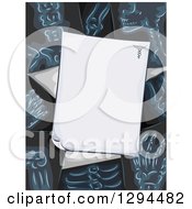Poster, Art Print Of Blank Prescription Page Over Xrays