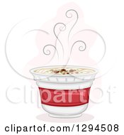 Poster, Art Print Of Steamy Hot Cup Of Instant Ramen Noodles