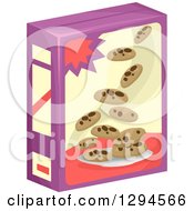 Poster, Art Print Of Product Box Of Chocolate Chip Cookies