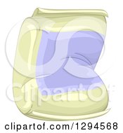 Poster, Art Print Of Flour Sack With A Blank Label