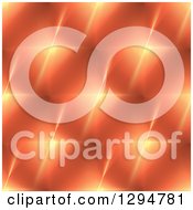 Poster, Art Print Of Background Pattern Of Orange Fractal Stars Shining