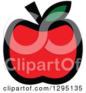 Poster, Art Print Of Cartoon Red Apple