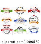 Poster, Art Print Of Colorful Quality Product Guarantee Label Retail Designs