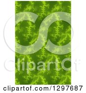 Poster, Art Print Of Seamless Green Fratal Background