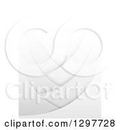 Clipart Of A Grayscale Background Of Overlapped Paper Royalty Free Vector Illustration