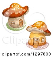 Poster, Art Print Of Mushroom Houses
