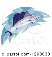 Poster, Art Print Of Marlin Fish With Water