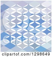 Clipart Of A Low Poly Abstract Background Of Stars Royalty Free Vector Illustration