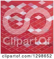 Clipart Of A Low Poly Abstract Geometric Background Of A Car Park Royalty Free Vector Illustration