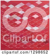 Poster, Art Print Of Low Poly Abstract Geometric Background Of A Car Park