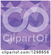 Clipart Of A Low Poly Abstract Geometric Background Of Purple Icebergs Royalty Free Vector Illustration