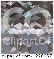 Poster, Art Print Of Low Poly Abstract Geometric Background In Brown And Gray