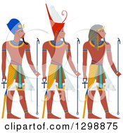 Poster, Art Print Of Line Of Ancient Egypt Pharaohs