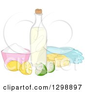 Poster, Art Print Of Natural Cleaning Ingredients