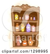 Poster, Art Print Of Cabinet Of Essential Oils