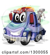 Cartoon Tow Truck Character