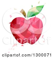 Poster, Art Print Of Geometric Red Apple