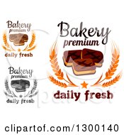 Poster, Art Print Of Cookies And Bakery Text Designs