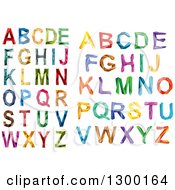 Poster, Art Print Of Colorful Capital Geometric Alphabet Letters