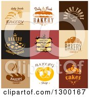 Bakery Food And Text Designs