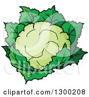 Poster, Art Print Of Cartoon Cauliflower