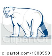 Poster, Art Print Of Retro Polar Bear