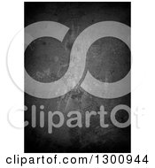 Poster, Art Print Of Dark Scratched And Stained Concrete Background