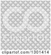 Poster, Art Print Of Silver Pyramid Geometric Background Pattern