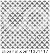 Clipart Of A Silver Geometric Background Pattern Royalty Free Vector Illustration by vectorace