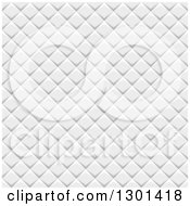 Clipart Of A Seamless 3d Diamond Pattern Background Royalty Free Vector Illustration